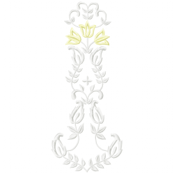 Flowers And Tree Embroidery Design 11